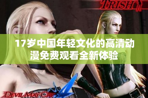 17岁中国年轻文化的高清动漫免费观看全新体验