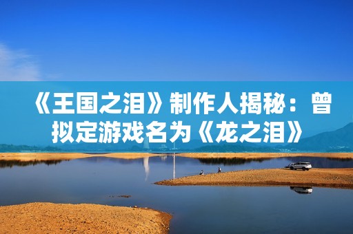 《王国之泪》制作人揭秘：曾拟定游戏名为《龙之泪》