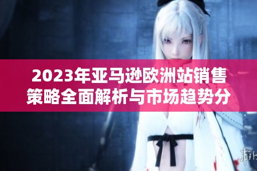 2023年亚马逊欧洲站销售策略全面解析与市场趋势分析