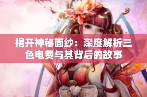揭开神秘面纱：深度解析三色电费与其背后的故事