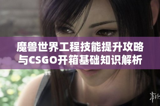 魔兽世界工程技能提升攻略与CSGO开箱基础知识解析