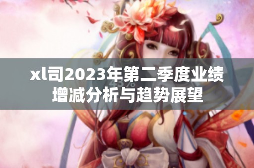 xl司2023年第二季度业绩增减分析与趋势展望
