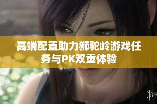 高端配置助力狮驼岭游戏任务与PK双重体验