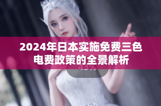 2024年日本实施免费三色电费政策的全景解析