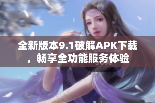 全新版本9.1破解APK下载，畅享全功能服务体验