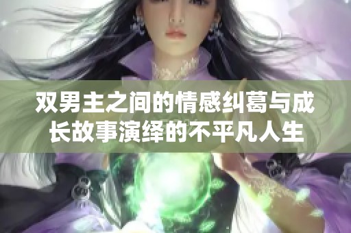 双男主之间的情感纠葛与成长故事演绎的不平凡人生