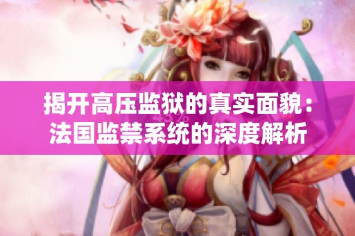 揭开高压监狱的真实面貌：法国监禁系统的深度解析