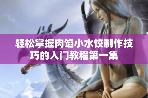 轻松掌握肉馅小水饺制作技巧的入门教程第一集