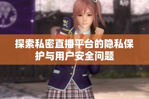 探索私密直播平台的隐私保护与用户安全问题