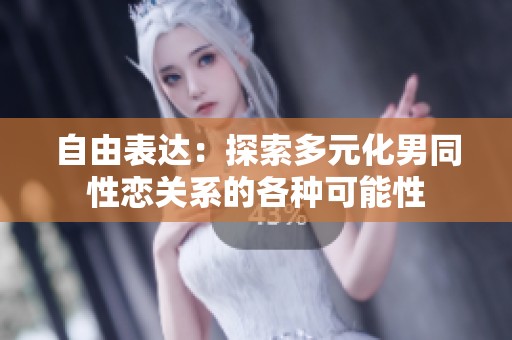 自由表达：探索多元化男同性恋关系的各种可能性