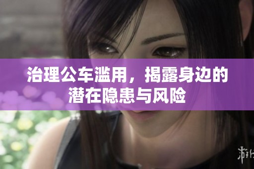 治理公车滥用，揭露身边的潜在隐患与风险