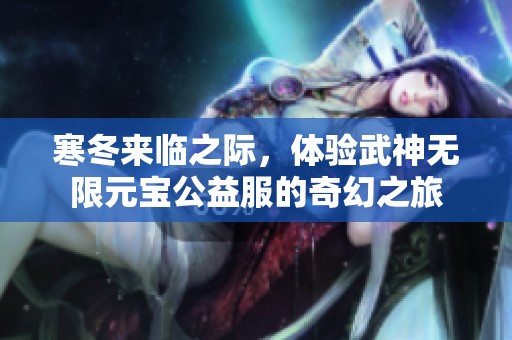 寒冬来临之际，体验武神无限元宝公益服的奇幻之旅