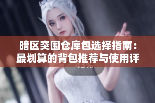 暗区突围仓库包选择指南：最划算的背包推荐与使用评测