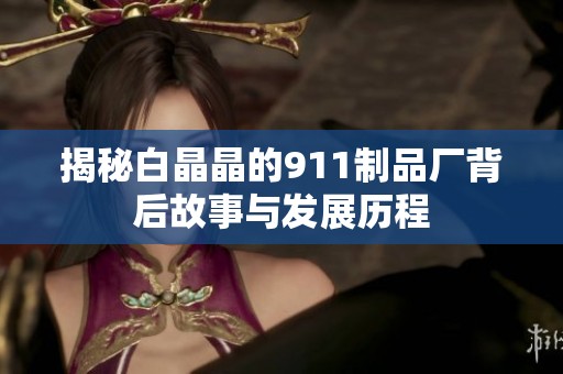 揭秘白晶晶的911制品厂背后故事与发展历程