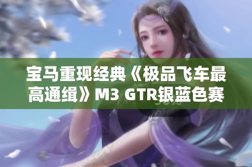宝马重现经典《极品飞车最高通缉》M3 GTR银蓝色赛车涂装