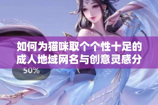 如何为猫咪取个个性十足的成人地域网名与创意灵感分享