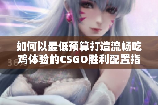 如何以最低预算打造流畅吃鸡体验的CSGO胜利配置指南