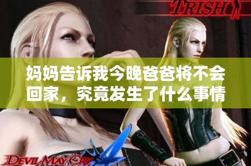 妈妈告诉我今晚爸爸将不会回家，究竟发生了什么事情