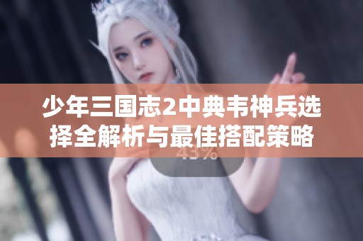 少年三国志2中典韦神兵选择全解析与最佳搭配策略