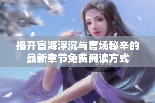 揭开宦海浮沉与官场秘辛的最新章节免费阅读方式