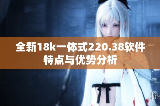 全新18k一体式220.38软件特点与优势分析