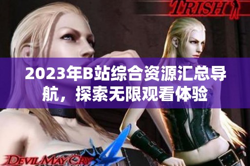 2023年B站综合资源汇总导航，探索无限观看体验