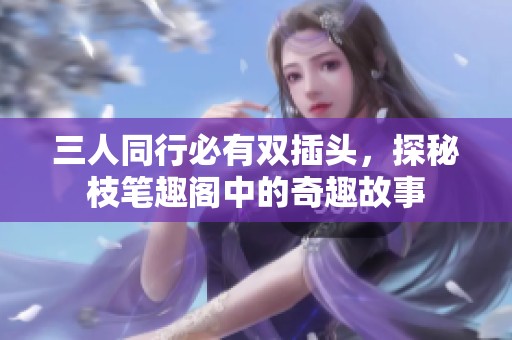 三人同行必有双插头，探秘枝笔趣阁中的奇趣故事