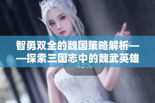 智勇双全的魏国策略解析——探索三国志中的魏武英雄之道