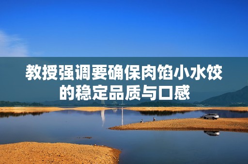教授强调要确保肉馅小水饺的稳定品质与口感