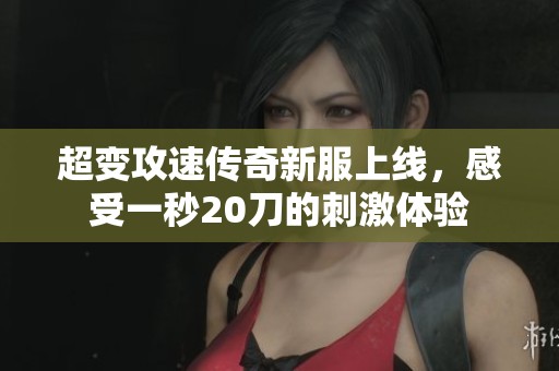 超变攻速传奇新服上线，感受一秒20刀的刺激体验