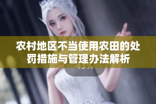 农村地区不当使用农田的处罚措施与管理办法解析