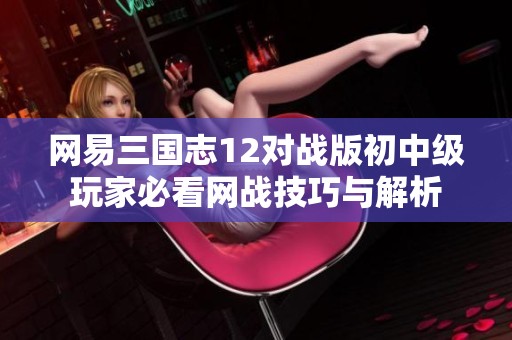 网易三国志12对战版初中级玩家必看网战技巧与解析