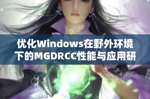 优化Windows在野外环境下的MGDRCC性能与应用研究