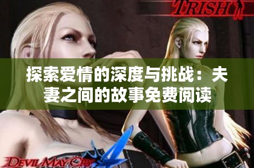 探索爱情的深度与挑战：夫妻之间的故事免费阅读