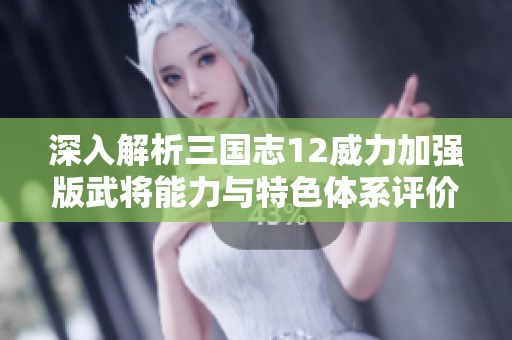 深入解析三国志12威力加强版武将能力与特色体系评价
