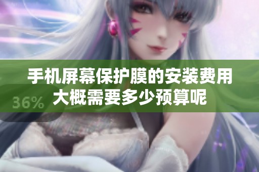 手机屏幕保护膜的安装费用大概需要多少预算呢