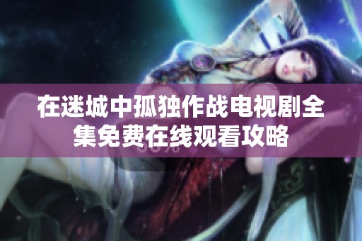 在迷城中孤独作战电视剧全集免费在线观看攻略