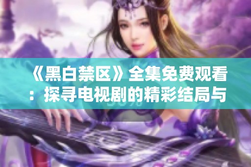 《黑白禁区》全集免费观看：探寻电视剧的精彩结局与深意解析