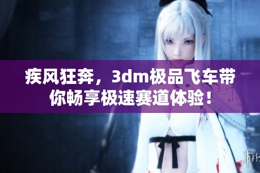 疾风狂奔，3dm极品飞车带你畅享极速赛道体验！