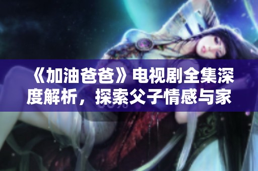 《加油爸爸》电视剧全集深度解析，探索父子情感与家庭温暖的感人故事