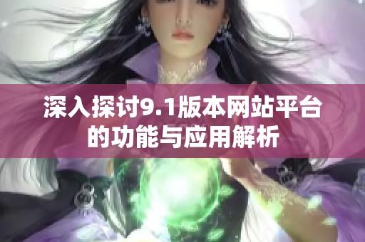 深入探讨9.1版本网站平台的功能与应用解析