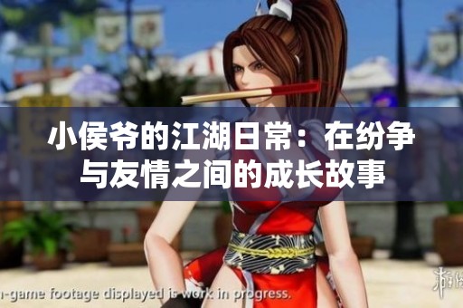 小侯爷的江湖日常：在纷争与友情之间的成长故事