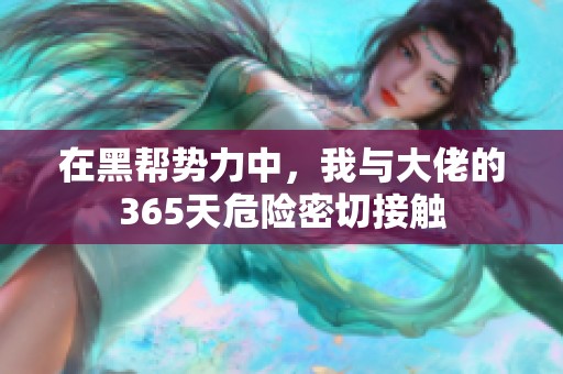 在黑帮势力中，我与大佬的365天危险密切接触