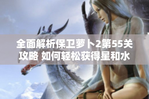 全面解析保卫萝卜2第55关攻略 如何轻松获得星和水晶萝卜的秘诀与图解分享