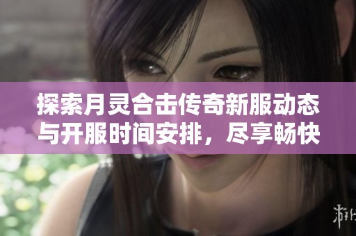 探索月灵合击传奇新服动态与开服时间安排，尽享畅快游戏体验的指导指南