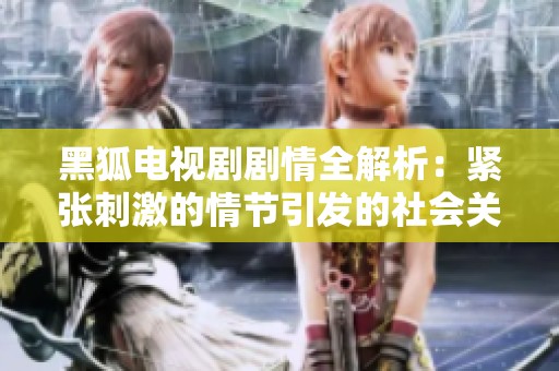黑狐电视剧剧情全解析：紧张刺激的情节引发的社会关注与讨论