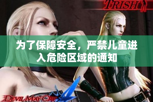 为了保障安全，严禁儿童进入危险区域的通知