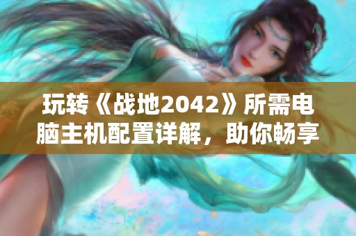 玩转《战地2042》所需电脑主机配置详解，助你畅享游戏体验