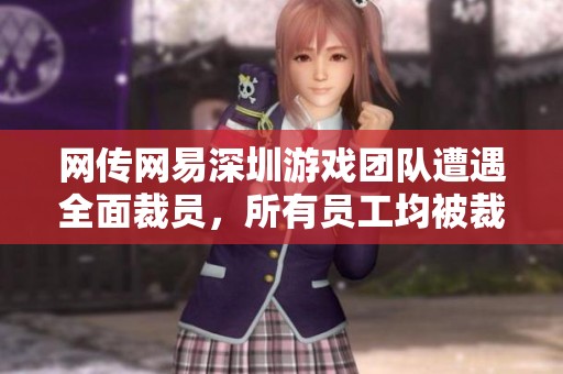 网传网易深圳游戏团队遭遇全面裁员，所有员工均被裁撤令人震惊