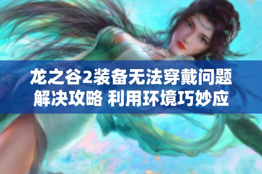 龙之谷2装备无法穿戴问题解决攻略 利用环境巧妙应对挑战的方法探讨